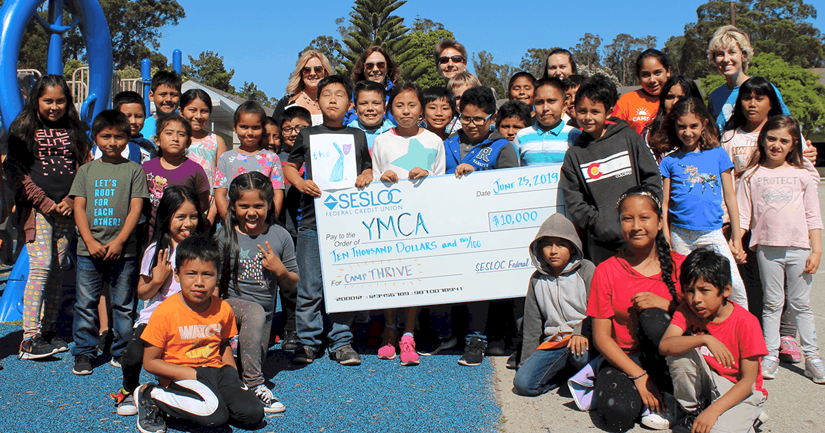 SESLOC Federal Credit Union Supports SLO County YMCA s Camp THRIVE